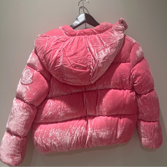 🎁 PERFECT HOLIDAY GIFTS🎁 MONCLER KIDS
Caille Girls Velvet Puffer Coat 👧🏻💗 - Picture 6 of 9